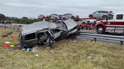 Breaking news accident on 95 today georgia - Jacksonville, FL ». 75°. Traffic is back moving after a multi-vehicle crash shut down all lanes on I-95 near the Florida-Georgia border for multiple hours on Saturday.
